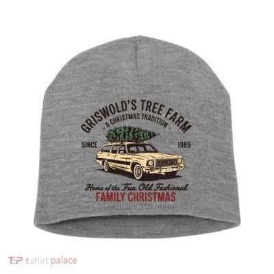 Griswold Christmas Tree Farm Vintage 1989 Classic Short Acrylic Beanie