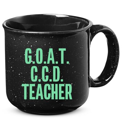 Goat Ccd Teacher Greatest Of All Time Funny Catholic School Gift 15oz Campfire Ceramic Mug