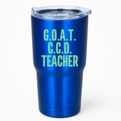 Goat Ccd Teacher Greatest Of All Time Funny Catholic School Gift Tumbler