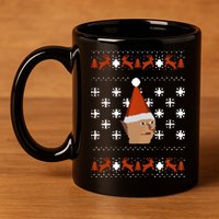 Gnome Child Ugly Christmas Sweater Cool Gift 11oz C Handle Ceramic Mug