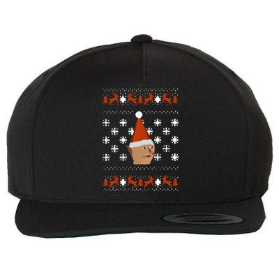 Gnome Child Ugly Christmas Sweater Cool Gift Wool Snapback Cap