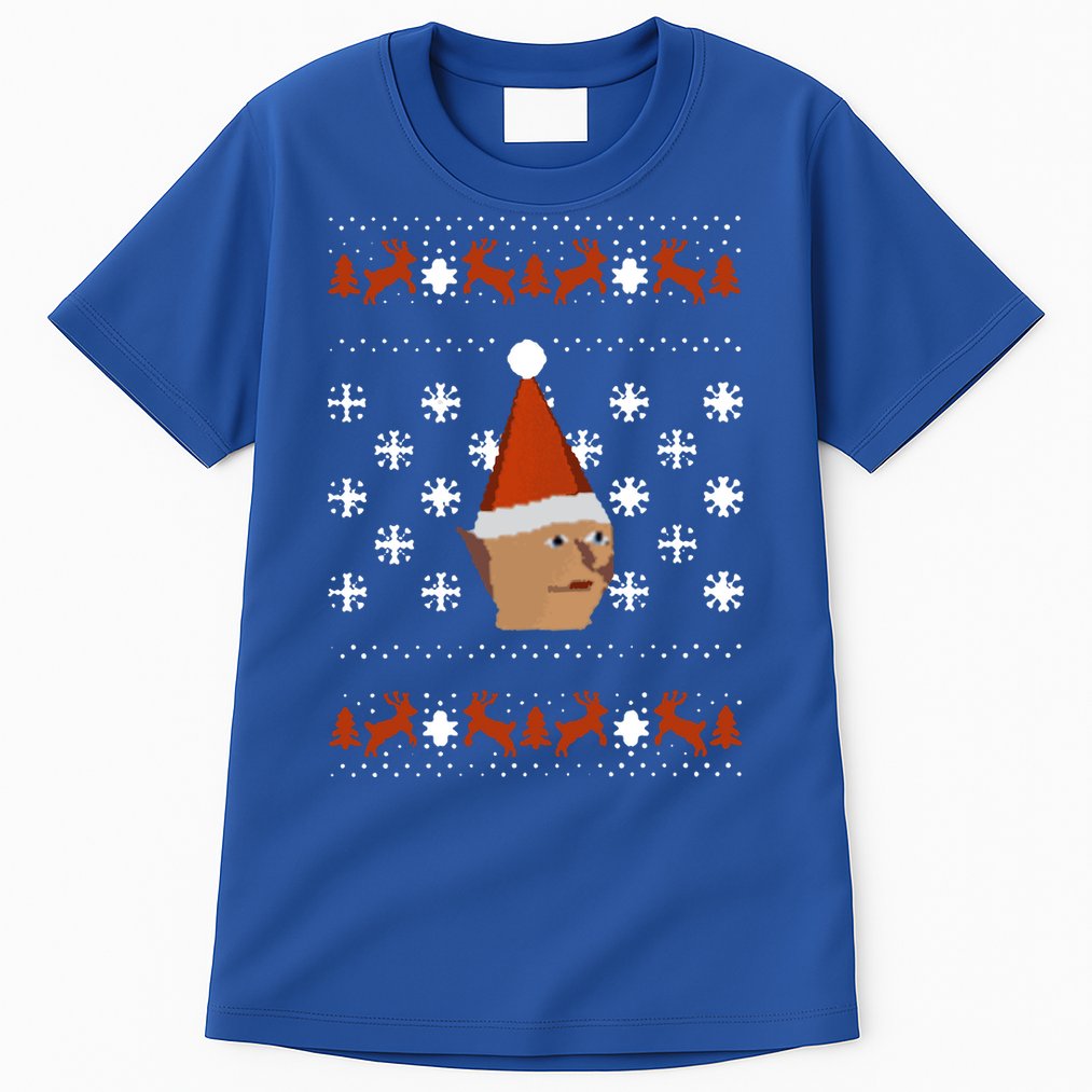 Gnome Child Ugly Christmas Sweater Cool Gift Tall T-Shirt
