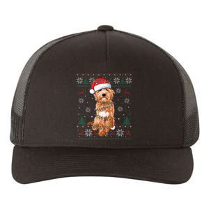 Goldendoodle Christmas Ugly Sweater Funny Dog Lover Xmas Yupoong Adult 5-Panel Trucker Hat