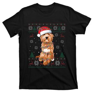 Goldendoodle Christmas Ugly Sweater Funny Dog Lover Xmas T-Shirt