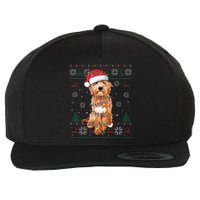 Goldendoodle Christmas Ugly Sweater Funny Dog Lover Xmas Wool Snapback Cap