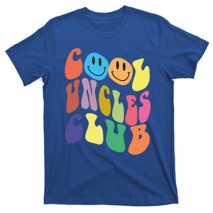 Groovy Cool Uncles Club Funny Smile Colorful Fathers Day Gift T-Shirt