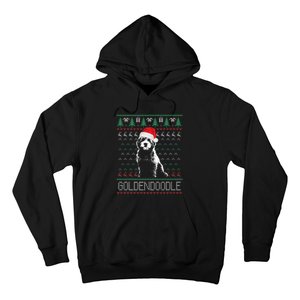 Goldendoodle Christmas Ugly Sweater Santa Dog Lover Funny Hoodie