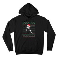 Goldendoodle Christmas Ugly Sweater Santa Dog Lover Funny Hoodie