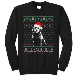 Goldendoodle Christmas Ugly Sweater Santa Dog Lover Funny Sweatshirt