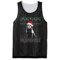 Goldendoodle Christmas Ugly Sweater Santa Dog Lover Funny Mesh Reversible Basketball Jersey Tank