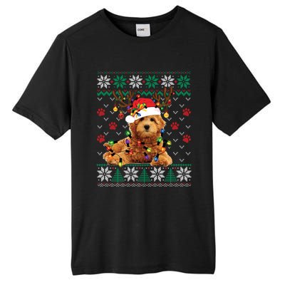 Goldendoodle Christmas Ugly Sweater Funny Dog Lover Xmas Great Gift Tall Fusion ChromaSoft Performance T-Shirt