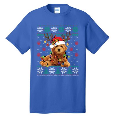 Goldendoodle Christmas Ugly Sweater Funny Dog Lover Xmas Great Gift Tall T-Shirt