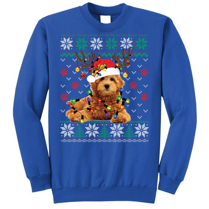 Goldendoodle Christmas Ugly Sweater Funny Dog Lover Xmas Great Gift Tall Sweatshirt