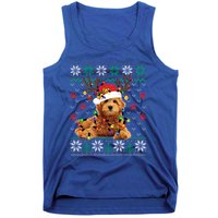 Goldendoodle Christmas Ugly Sweater Funny Dog Lover Xmas Great Gift Tank Top