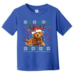 Goldendoodle Christmas Ugly Sweater Funny Dog Lover Xmas Great Gift Toddler T-Shirt