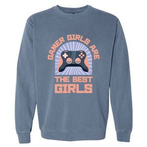 Gamer Cute Video Games Gift Garment-Dyed Sweatshirt