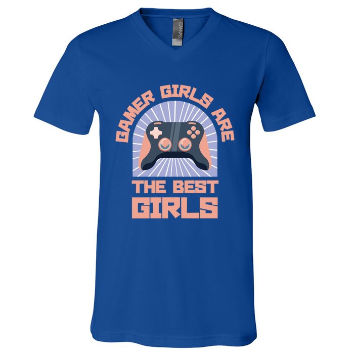 Gamer Cute Video Games Gift V-Neck T-Shirt