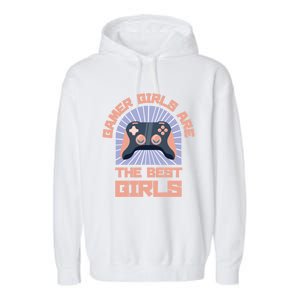 Gamer Cute Video Games Gift Garment-Dyed Fleece Hoodie