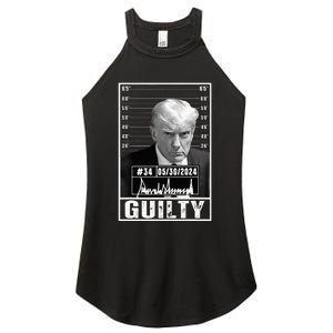 Guilty Conviction Verdict Donald Trump Mug Shot Jail Women's Perfect Tri Rocker Tank