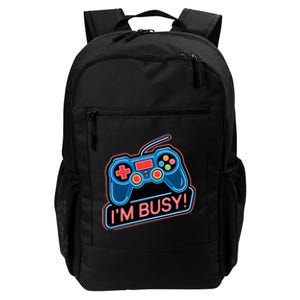 Game Controller Video Game IM Busy Gamer Daily Commute Backpack