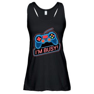 Game Controller Video Game IM Busy Gamer Ladies Essential Flowy Tank