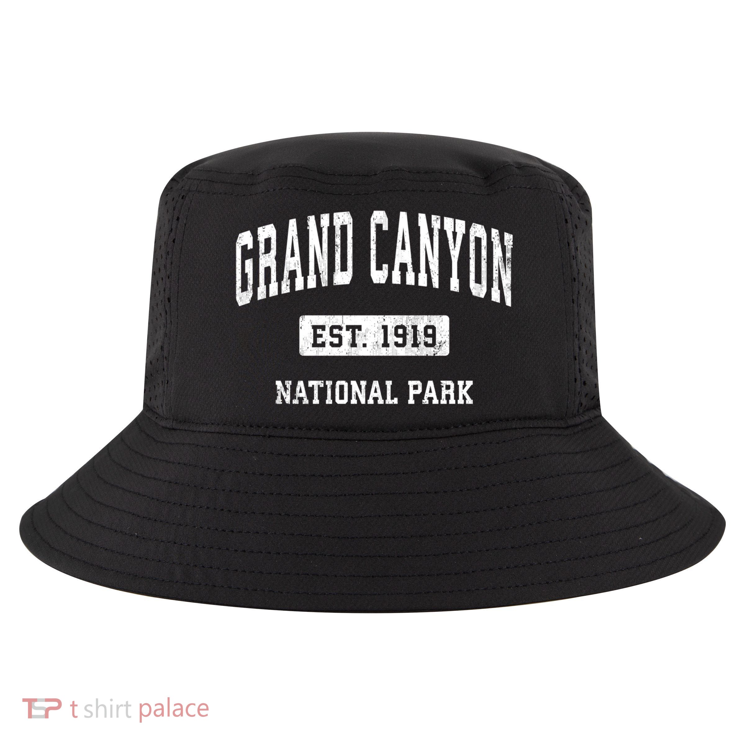 Grand Canyon Vintage National Park Sports Design Gift Cool Comfort Performance Bucket Hat