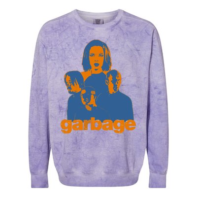 Garbage Contrast Vintage 2024 Colorblast Crewneck Sweatshirt