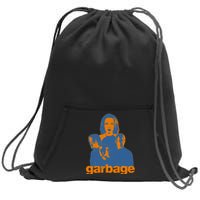 Garbage Contrast Vintage 2024 Sweatshirt Cinch Pack Bag