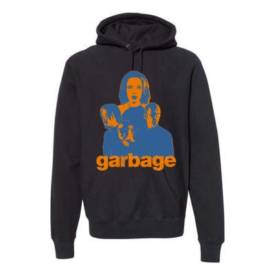 Garbage Contrast Vintage 2024 Premium Hoodie