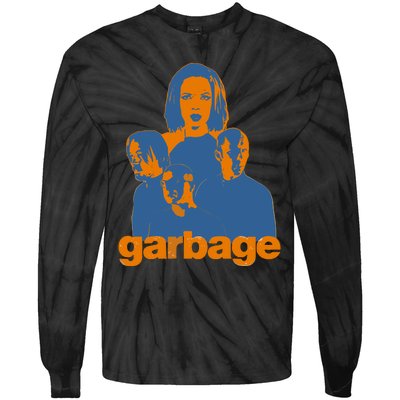 Garbage Contrast Vintage 2024 Tie-Dye Long Sleeve Shirt