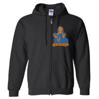 Garbage Contrast Vintage 2024 Full Zip Hoodie