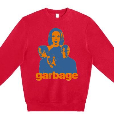 Garbage Contrast Vintage 2024 Premium Crewneck Sweatshirt