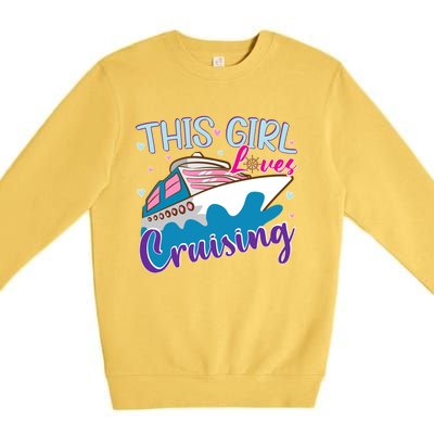 Gone Cruise Vacation This Loves Cruising Cute Gift Premium Crewneck Sweatshirt