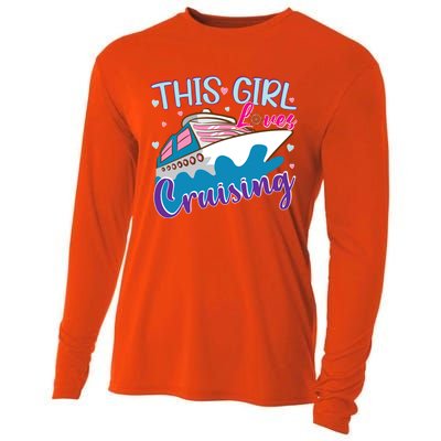 Gone Cruise Vacation This Loves Cruising Cute Gift Cooling Performance Long Sleeve Crew