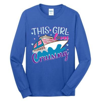 Gone Cruise Vacation This Loves Cruising Cute Gift Tall Long Sleeve T-Shirt