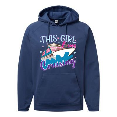 Gone Cruise Vacation This Loves Cruising Cute Gift Performance Fleece Hoodie