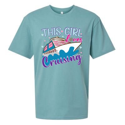 Gone Cruise Vacation This Loves Cruising Cute Gift Sueded Cloud Jersey T-Shirt