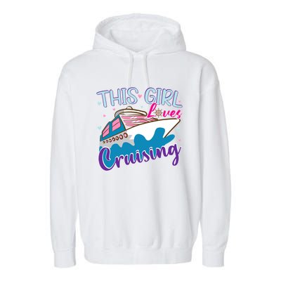 Gone Cruise Vacation This Loves Cruising Cute Gift Garment-Dyed Fleece Hoodie