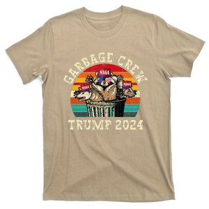 Garbage Crew Vote Trump 2024 Funny Republican Raccoon T-Shirt