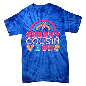 Groovy Cousin Vibes Retro Rainbow Cousin Crew Gift Tie-Dye T-Shirt