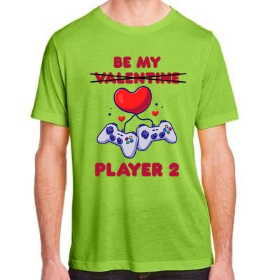 Gamer Couple Valentines Day Be My Player 2 Funny Video Game Great Gift Adult ChromaSoft Performance T-Shirt