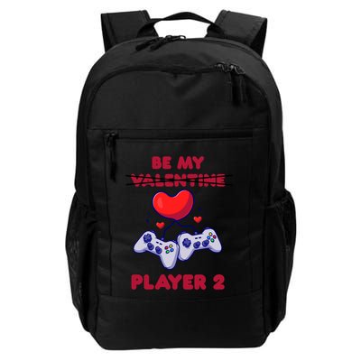 Gamer Couple Valentines Day Be My Player 2 Funny Video Game Great Gift Backpack