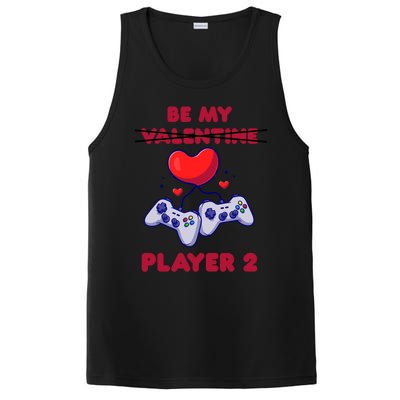 Gamer Couple Valentines Day Be My Player 2 Funny Video Game Great Gift PosiCharge Competitor Tank