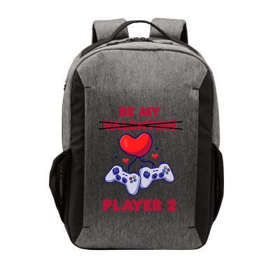 Gamer Couple Valentines Day Be My Player 2 Funny Video Game Great Gift Vector Backpack