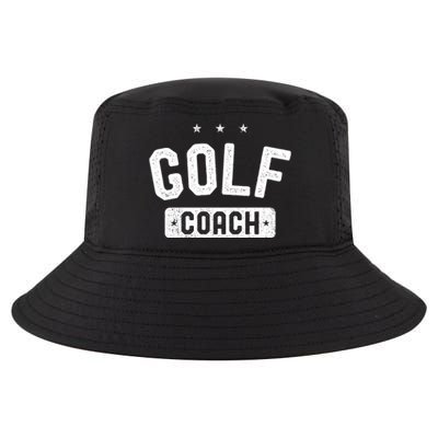 Golf Coach Vintage Golf Gift Cool Comfort Performance Bucket Hat