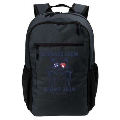 Garbage Crew Vote Trump 2024 Funny Republican Raccoon Daily Commute Backpack