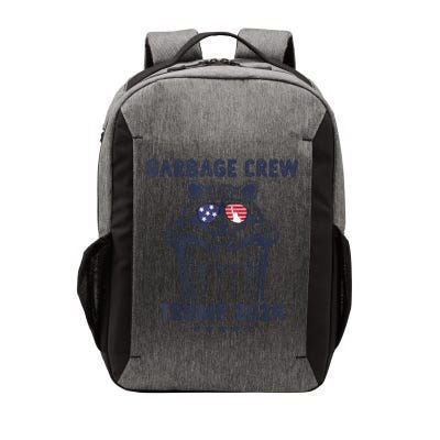 Garbage Crew Vote Trump 2024 Funny Republican Raccoon Vector Backpack