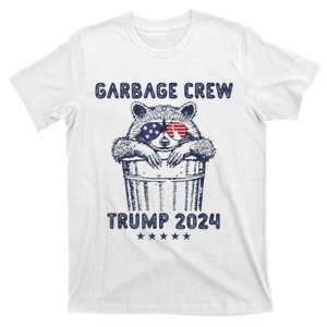 Garbage Crew Vote Trump 2024 Funny Republican Raccoon T-Shirt