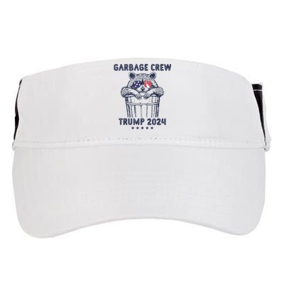 Garbage Crew Vote Trump 2024 Funny Republican Raccoon Adult Drive Performance Visor