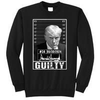 Guilty Conviction Verdict Donald Trump Mug Shot Jail Picture Sweatshirt